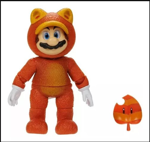Nintendo Super Mario Bros. The Movie Tanooki Mario 5-Inch Figure (with Super Leaf)