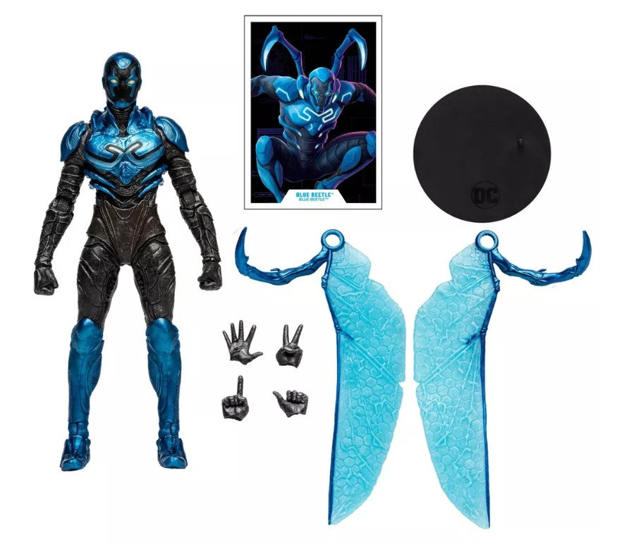 McFarlane Toys DC Comics Blue Beetle Battle Mode 7" Action Figure