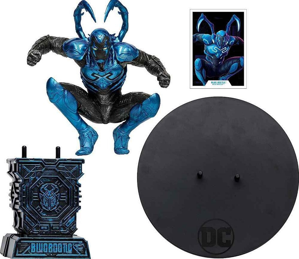 McFarlane Toys Blue Beetle (Blue Beetle Movie) 12" PVC Statue