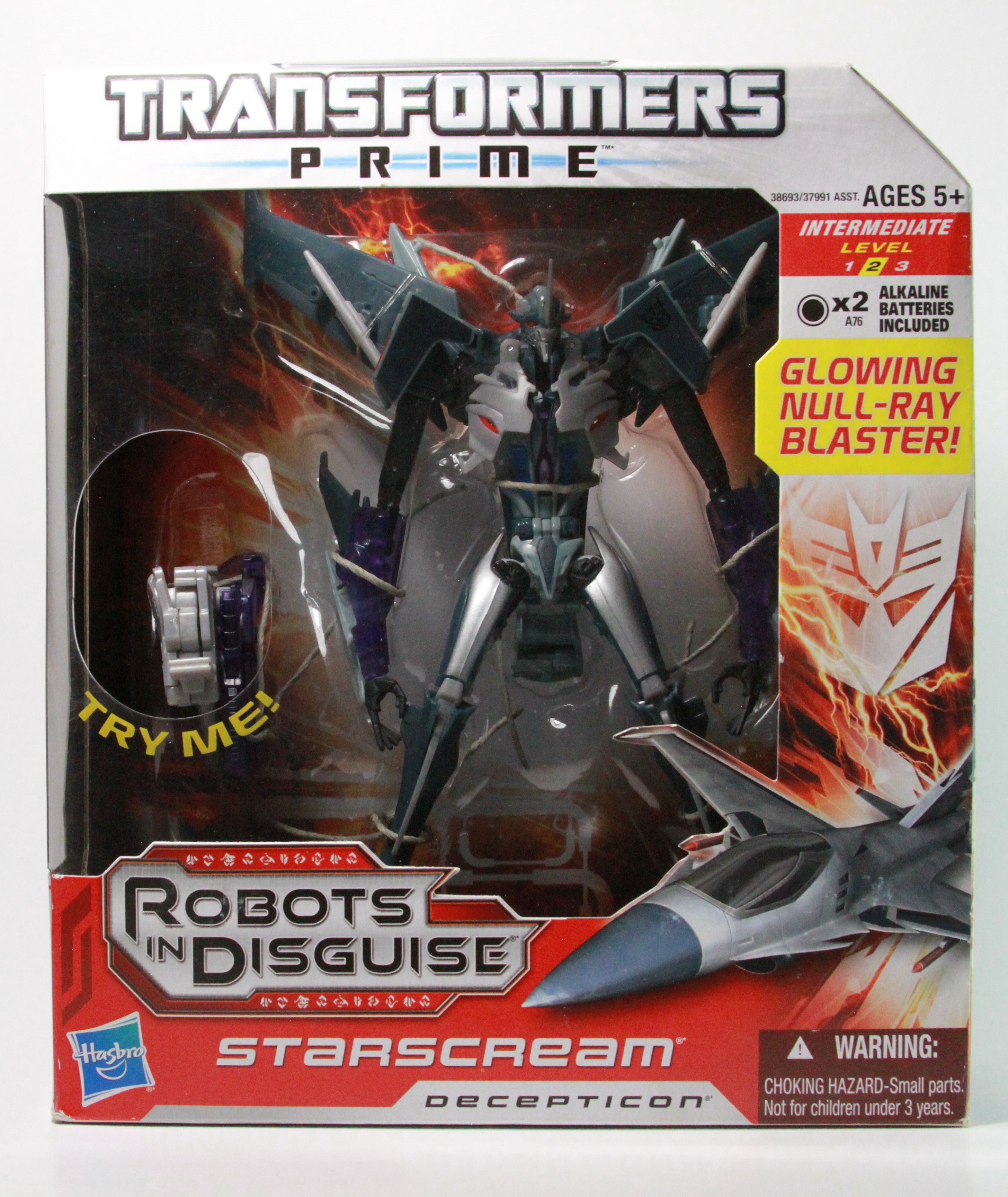 Transformers STARSCREAM Prime Voyager Series 1 with Glowing Blaster ...