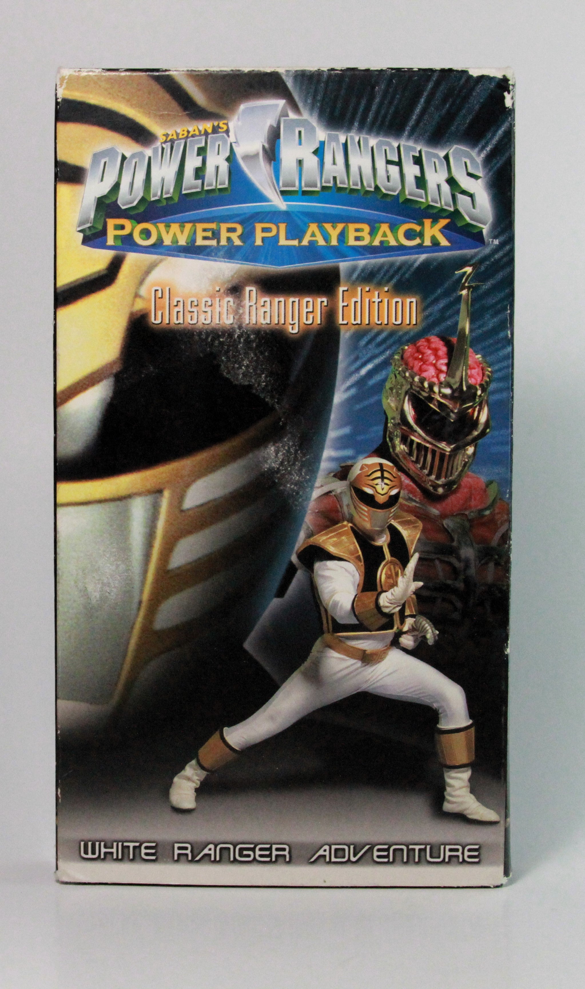Power Rangers Power Playback Ranger Edition White Ranger Adventure VHS