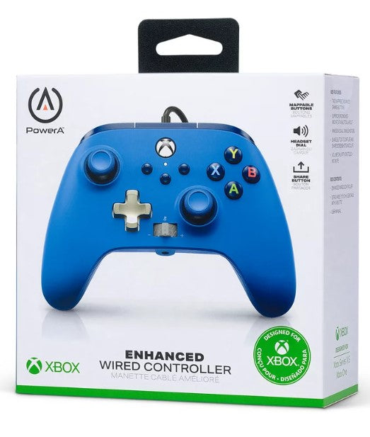 PowerA Enhanced Wired Controller for Xbox Series X|S - Blue
