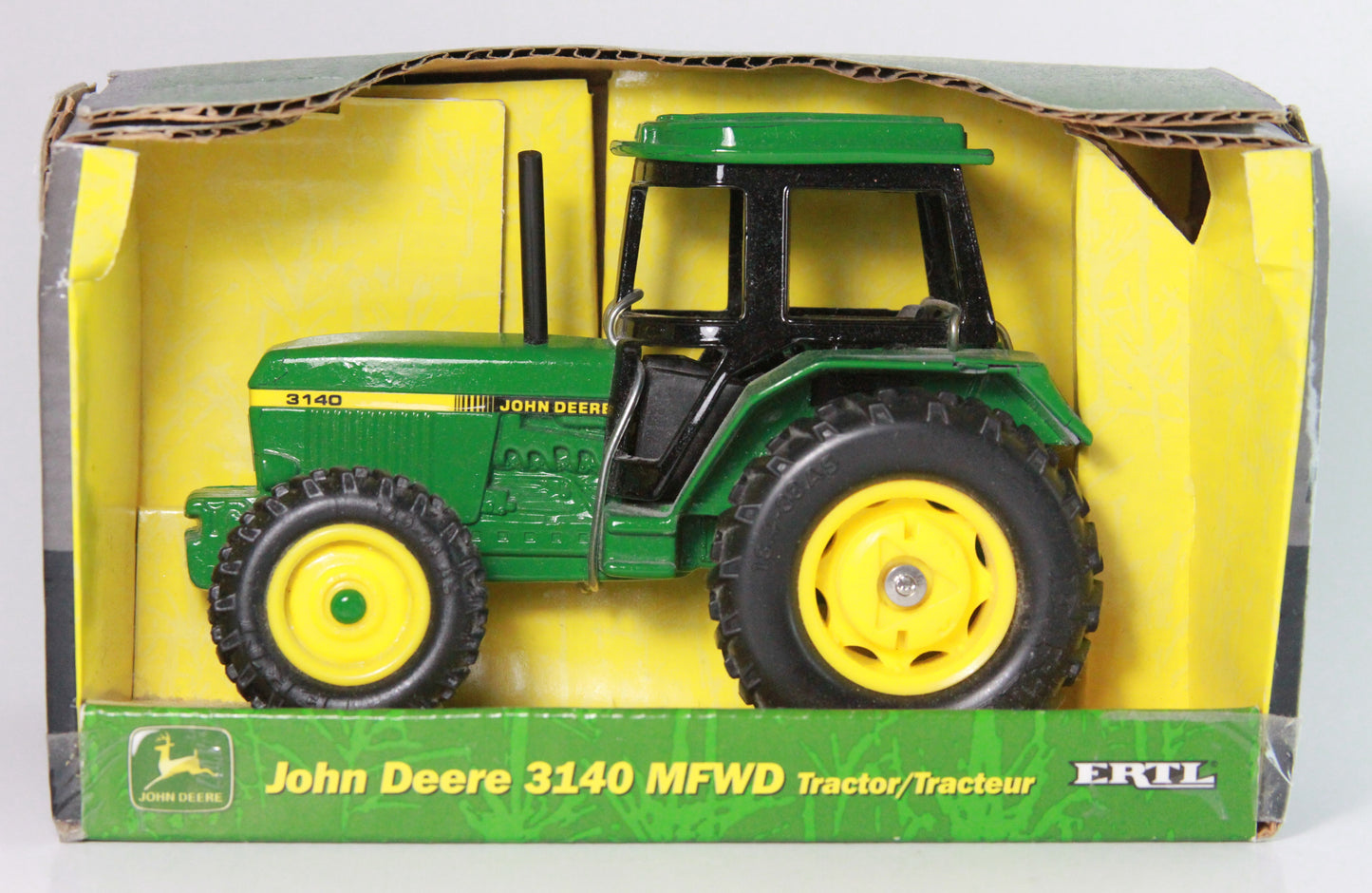 John Deere 3140 MFWD Tractor, ERTL 1/32 NIB Vintage 1994 With Cap