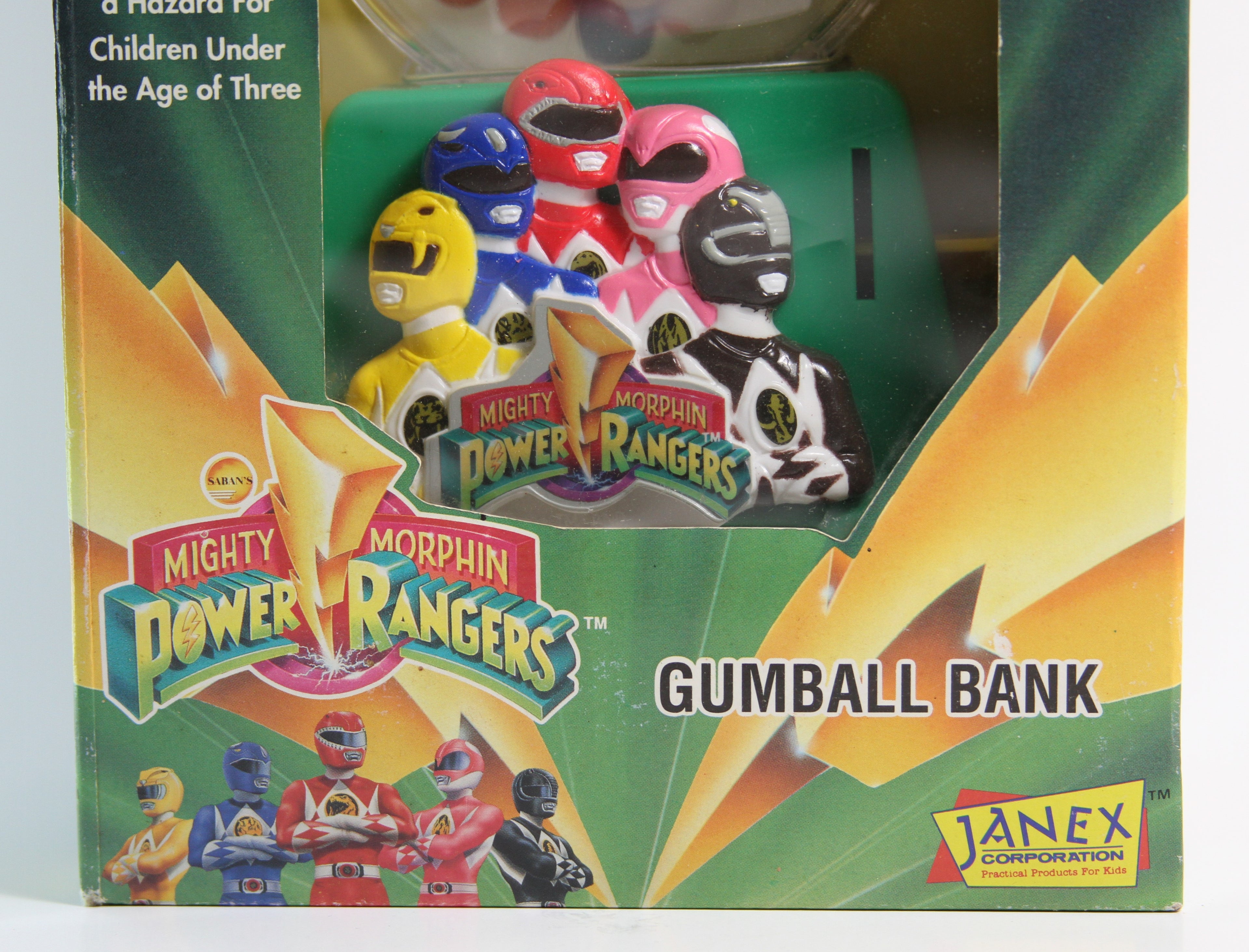 Vintage 1994 MIGHTY MORPHIN POWER RANGERS GUMBALL COIN BANK
